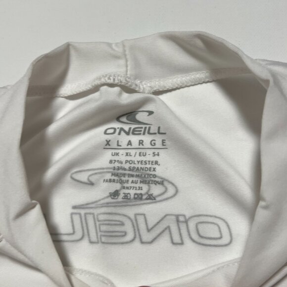 O'Neill Swim Surf Shirt Short Sleeve 50+ UV Protection White Men's size XL - Picture 5 of 7